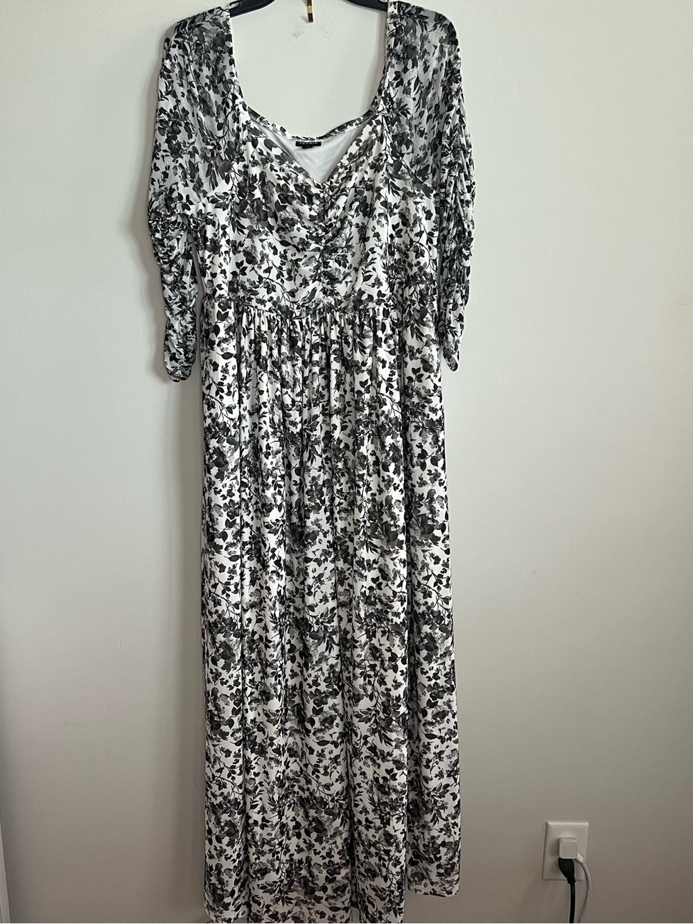 torrid Black & White Floral Maxi Dress